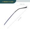 iplusmile Blue Metal Glasses Temple Replacement Arms Lightweight Eyeglass Arm Accessories for Sunglasses and Eyewear Easy to Install 5.51 Inch Durable Frame Parts view 2
