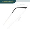 iplusmile Metal Glasses Replacement Arms 5.5 Inch Eyeglass Temple Legs for Sunglasses and Eyeglasses Repair Durable Lightweight Silver Pair view 2