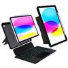 baaaq Keyboard Case Compatible for iPad 10.9 in 10th 2022,A16 11th 2025, Magnetic Detachable Kickstand case ith Bluetooth Backlit Trackpad Keyboard view 1