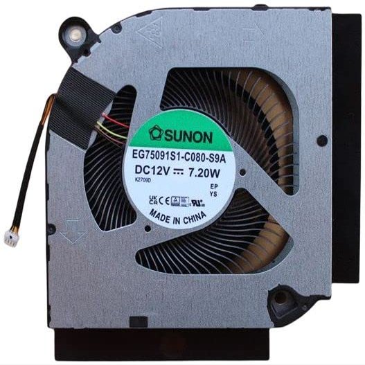 wangpeng New Cooling Fan for ACER EG75091S1-C080-S9A 12V 7.20W Fan