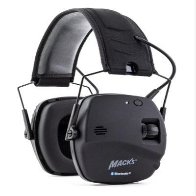 Mack's Electronic Hearing Earmuffs with Bluetooth Wireless Technology - Headphones for Sound Amplification, Music Streaming, Hearing Protection, Video Conferencing, Loud Noise and Phone Calls