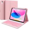 ALIWLHOF Keyboard Case for iPad (A16) 11th Generation 11 inch 2025&10th Gen 10.9 inch 2022 Backlit Magic-Style Keyboard with Multi-Touch Trackpad (Pink) view 1