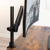 VIVO Universal Full Motion Pneumatic Pole Mount Arm for 17 to 32 inch Monitor Screen, 75mm and 100mm VESA Plate, Black, MOUNT-POLE05A view 2