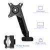 VIVO Universal Full Motion Pneumatic Pole Mount Arm for 17 to 32 inch Monitor Screen, 75mm and 100mm VESA Plate, Black, MOUNT-POLE05A view 3
