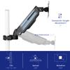 VIVO Universal Full Motion Pneumatic Pole Mount Arm for 17 to 32 inch Monitor Screen, 75mm and 100mm VESA Plate, Black, MOUNT-POLE05A view 4