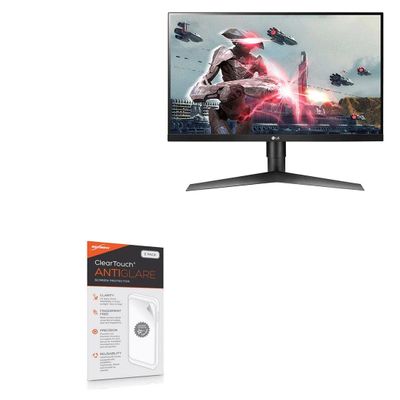 BoxWave Screen Protector Compatible with LG 27 Monitor (27GK65S) - ClearTouch Anti-Glare (2-Pack), Anti-Fingerprint Matte Film Skin