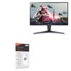 BoxWave Screen Protector Compatible with LG 27 Monitor (27GK65S) - ClearTouch Anti-Glare (2-Pack), Anti-Fingerprint Matte Film Skin view 1