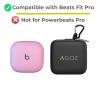 AGOZ Carrying Pouch for Beats Fit Pro Charging Case  TWS True Wireless Noise Cancelling Earbuds Headsets, Extra Mesh Pocket for Cables and Eartips, Cover Protector (Black) view 2