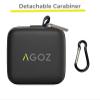 AGOZ Carrying Pouch for Beats Fit Pro Charging Case  TWS True Wireless Noise Cancelling Earbuds Headsets, Extra Mesh Pocket for Cables and Eartips, Cover Protector (Black) view 3