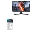 BoxWave Screen Protector Compatible with LG 27 Monitor (27GN800) - ClearTouch Crystal (2-Pack), HD Film Skin - Shields from Scratches view 1