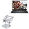 BoxWave Stand and Mount Compatible with Alienware m15 Gaming (R7) - Executive VersaView Laptop Stand, Ergonomic Adjustable Viewing Angle Metallic Riser - Metallic Silver view 1