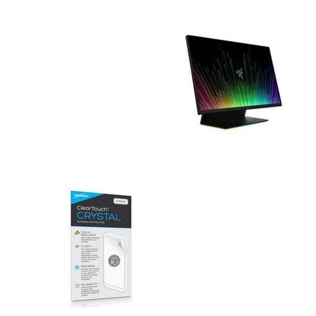 BoxWave Screen Protector Compatible with Razer Raptor 27 (RZ39-0350) - ClearTouch Crystal (2-Pack), HD Film Skin - Shields from Scratches