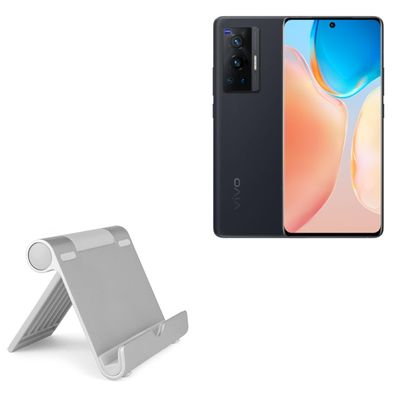 BoxWave Stand and Mount Compatible with vivo X70 Pro - VersaView Aluminum Stand, Portable, Multi Angle Viewing Sturdy