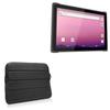 BoxWave Case Compatible with Emdoor EM-T195 - Polar Jacket, Puffy Padded Material Zip Up Sleeve Pouch - Jet Black view 1