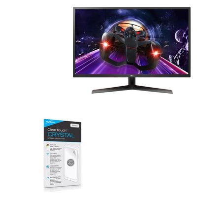 BoxWave Screen Protector Compatible with LG 32 Monitor (32MP60G) - ClearTouch Crystal (2-Pack), HD Film Skin - Shields from Scratches