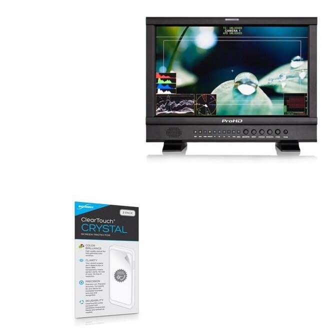 BoxWave Screen Protector Compatible with JVC DT-N17F - ClearTouch Crystal (2-Pack), HD Film Skin - Shields from Scratches