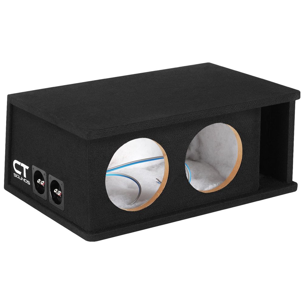 CT Sounds CT2X8 Dual 8 Kerf Port Universal-Fit Car Subwoofer Box