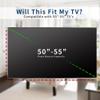 VIVO Flat Screen TV Cover Protector for 50 to 55 inch Screens, Designed for VIVOs Electric Ceiling Mount MOUNT-E-FD55, Outdoor, Weatherproof, Water Resistant, COVER-FD50 view 3