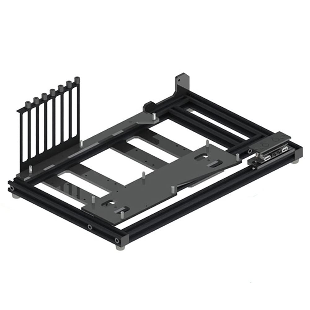 Aluminum Bracket PC Case Test Bench Open Air Computer Case for ATX Motherboard DIY Bare Frame ATX MATX ITX Chassis Support Intel AMD Graphics Card