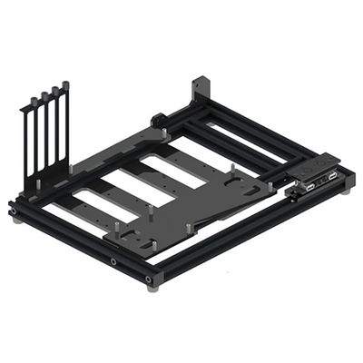 Aluminum Bracket PC Case Test Bench Open Air Computer Case for MATX Motherboard DIY Bare Frame MATX ITX Chassis Support Intel AMD Graphics Card