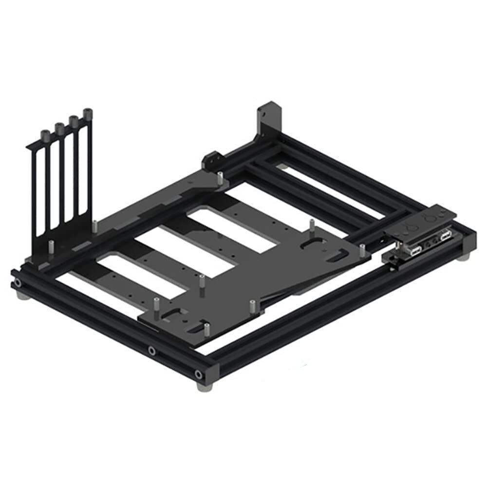 Aluminum Bracket PC Case Test Bench Open Air Computer Case for MATX Motherboard DIY Bare Frame MATX ITX Chassis Support Intel AMD Graphics Card
