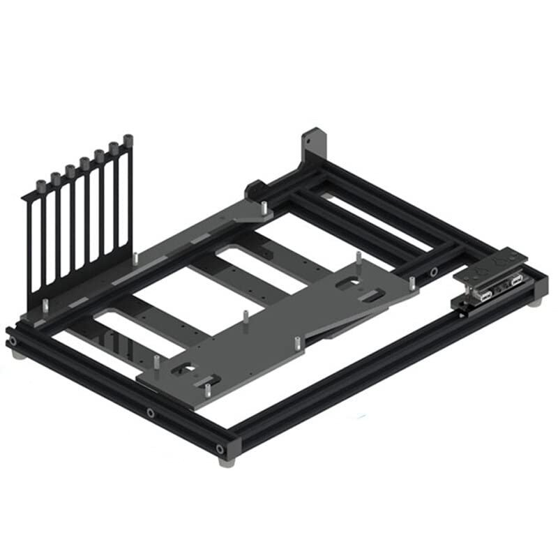 Aluminum Bracket PC Case Test Bench Open Air Computer Case for EATX Motherboard DIY Bare Frame EATX ATX MATX ITX Chassis Support Intel AMD Graphics Card