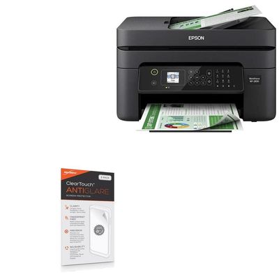 BoxWave Screen Protector Compatible with Epson Workforce WF-2830 - ClearTouch Anti-Glare (2-Pack), Anti-Fingerprint Matte Film Skin