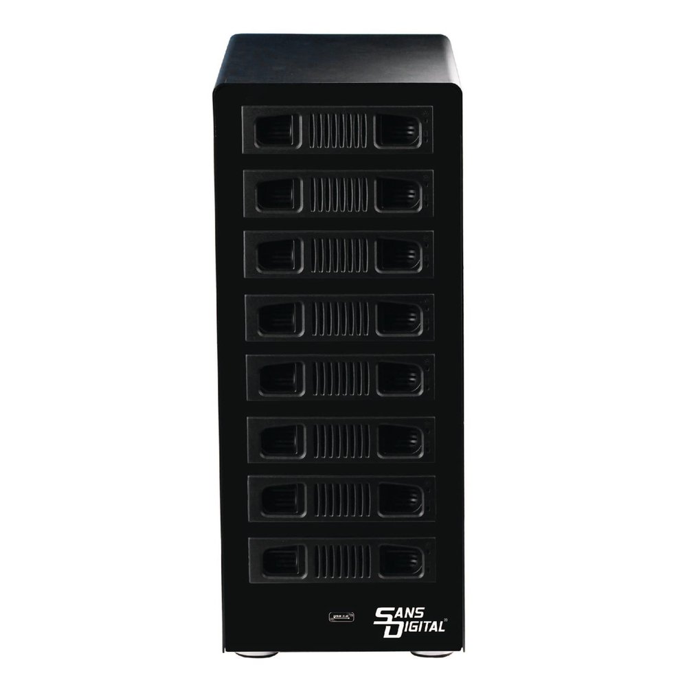 Sans Digital MobileRAID MR8UT6G New Generation 8-Bay 3.5" inch SATA to USB 3.0 / eSATA Hardware RAID (00/50) / Spanning / JBOD