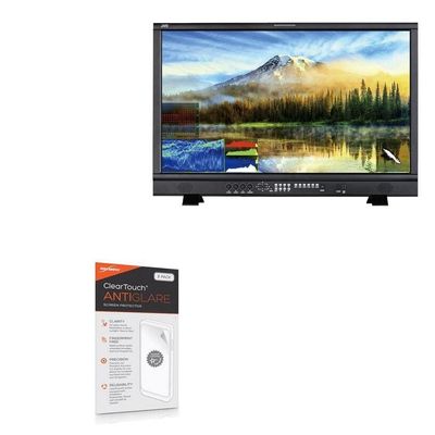 BoxWave Screen Protector Compatible with JVC DT-U31PRO - ClearTouch Anti-Glare (2-Pack), Anti-Fingerprint Matte Film Skin