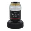 RADHAX Microscope Kit 4X 10X 20X 40X 100X Achromatic Infinity Objective Lens with RMS Mounting Microscope Lens Adapters (Size : 4X) view 1