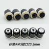 RADHAX Microscope Kit 4X 10X 20X 40X 100X Achromatic Infinity Objective Lens with RMS Mounting Microscope Lens Adapters (Size : 4X) view 3