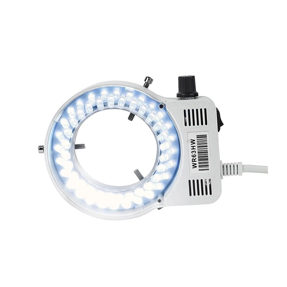 BAHCCE Lab Microscope Slides Adjustable Industry Binocular Trinocular Stereo Microscope LED Ring Light Microscope Parts (Color : YZ1-LED)