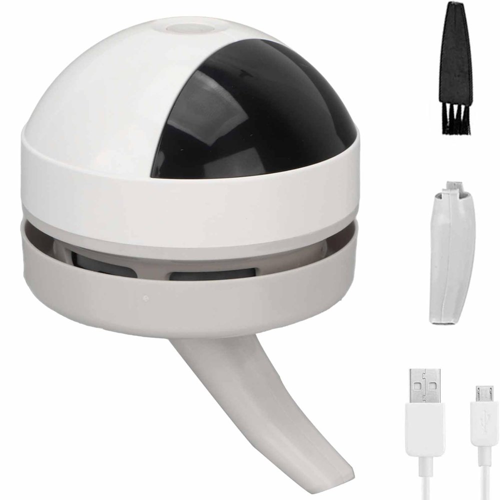 Desktop Vacuum Cleaner Mini Handheld Portable Detachable Vacuum Cute One Touch Mode for Washing Eraser Crumbs Dust Crumbs Piano Hairs