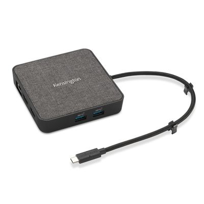 Kensington MD120U4 USB4 Hub, Dual Display 4K @120hz, Single 8K @60hz, HDMI, 100W Power Pass Through, 2.5Gbps Ethernet, 10Gbps USB-A, for Mac and Windows (K32850WW)