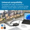 Kensington MD120U4 USB4 Hub, Dual Display 4K @120hz, Single 8K @60hz, HDMI, 100W Power Pass Through, 2.5Gbps Ethernet, 10Gbps USB-A, for Mac and Windows (K32850WW) view 4