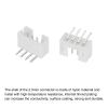 MECCANIXITY 2.0mm Connector 4 Pin Male Adapter Right Angle Pin Header White Socket for Wire to Board Connection, 50 Pack view 4