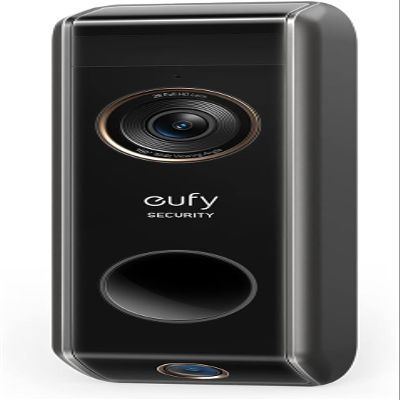 eufy Security Video Doorbell S330, 2K HD Video Doorbell, HD Security Camera, Battery-Powered Add-On, Dual Motion Detection, Package Detection, Family Recognition, No Monthly Fee(Renewed)