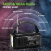 Emergency NOAA Weather Radio, 10000mAh Solar Hand Crank Radio with AM/FM view 3