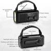 Emergency NOAA Weather Radio, 10000mAh Solar Hand Crank Radio with AM/FM view 4