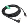 HangTon Gigabit Ethernet M12 8 Pin X-Code RJ45 CAT 6A Network Data Cable for Microscan Hawk MV-4000 Keyence Cognex Basler Sensor Automation Shield Waterproof 3m view 4