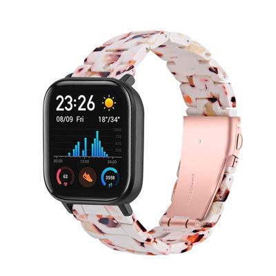 FitTurn 22mm Resin Wrist Straps Compatible for AGPTEK LW11/Tensky IDW28/Tensky GTX12/Tensky IDW19/Tensky ID208 Plus Watch Bands, Adjustable Replacement Strap Wristband for AGPTEK Smartwatch (Color 4)