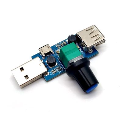USB Mini adjustable Speed Fan Module Air Speed and Air Volume Governor Computer Cooling Mute Multi-gear (3)