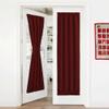 NICETOWN Burgundy Red French Door Curtains for Front Back Window Privacy view 1