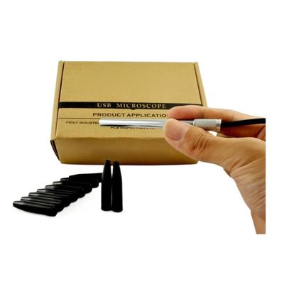 RADHAX Microscope Kit USB 2MP Digital Microscope 12MM Diameter Video Camera 8 LED Magnifier Microscope Lens Adapters (Color : A2, Size : 500X)