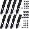Lanties 8 Pcs Holster Belt Clips Knife Belt Clip Holster Hardware Adjustable Molle Adapter with Screws for Outdoor(4.13 x 0.63 Inch,Style 2) view 1