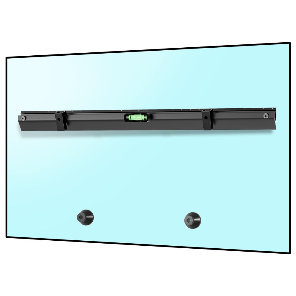 No Stud TV Wall Mount Bracket for 32-75 inch TVs, Sturdy No Drill Drywall TV Mount Up to 150 Lbs, Slim Studless TVs Wall Mount with Max Vesa 600x400mm - Easy Install with Bubble Level