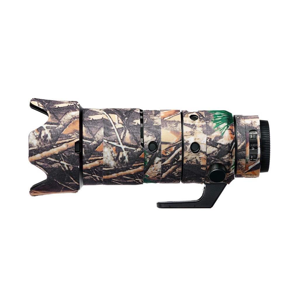 easyCover Lens protection camouflage cover Neoprene Lens Protection Compatible with Nikkor Z 70-200mm f/2.8 VR S (Forest Camouflage)