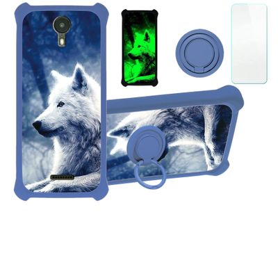 jioeuinly ATT Radiant Core Case Compatible with ATT Radiant Core Phone Case Cover [with Tempered Glass Screen Protector][Hard PC + Soft Silicone][Luminous Effect] YGL-LAN