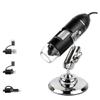 RADHAX Microscope Kit Professional USB Digital Microscope 1000X 1600X 8 LEDs 2MP Electronic Microscope Zoom Camera Microscope Lens Adapters (Color : 3 in 1 mini Stand A) view 1
