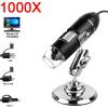 RADHAX Microscope Kit Professional USB Digital Microscope 1000X 1600X 8 LEDs 2MP Electronic Microscope Zoom Camera Microscope Lens Adapters (Color : 3 in 1 mini Stand A) view 2